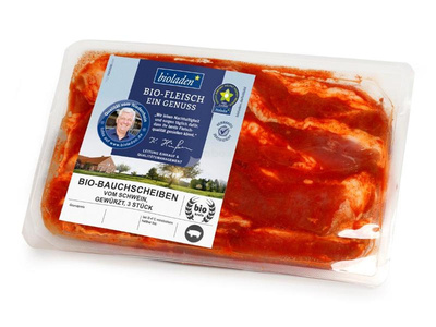 Produktfoto zu b* Bauchscheiben vom Schwein, gewürzt 3 Stück (ca. 300g)