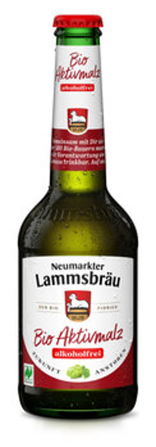Produktfoto zu Kiste Lammsbräu Aktivmalz (10 x 0,33l)