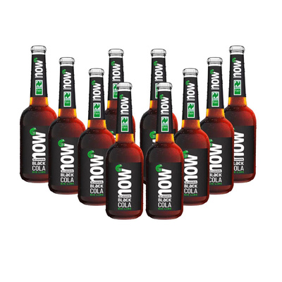 Produktfoto zu Kiste Now Black Cola (10x 0,33l)