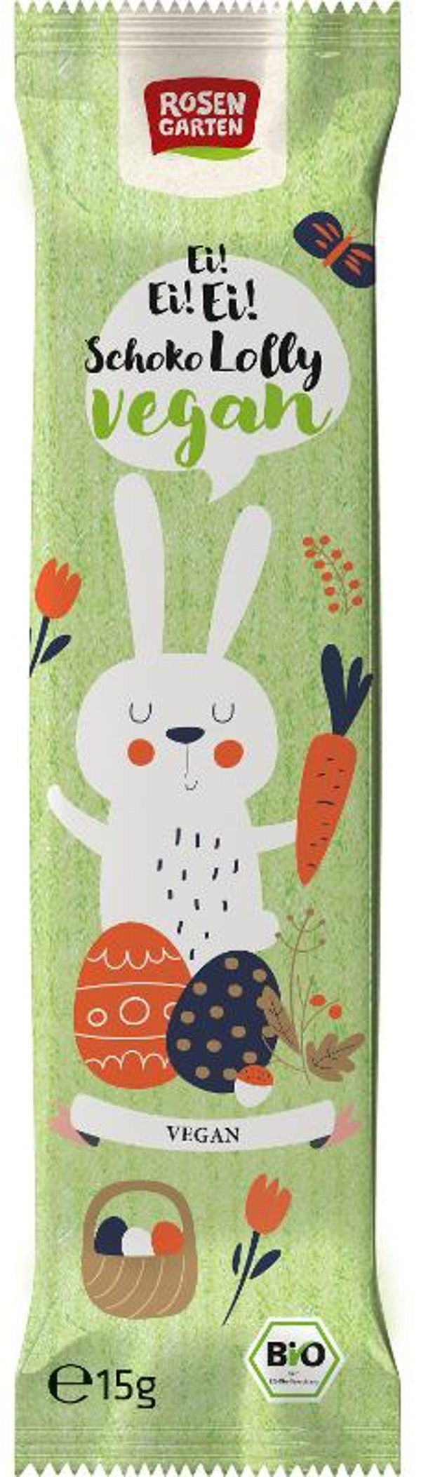 Produktfoto zu Schoko-Lolly Hase (vegan)