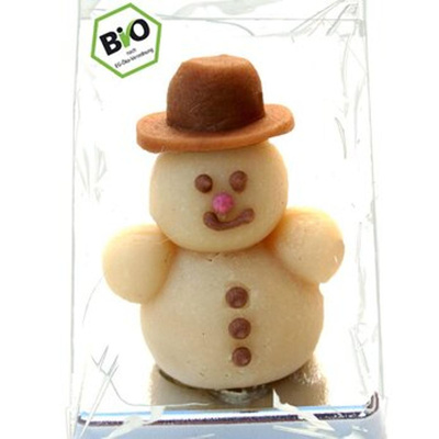 Produktfoto zu Schneemann Frosti (Marzipan)