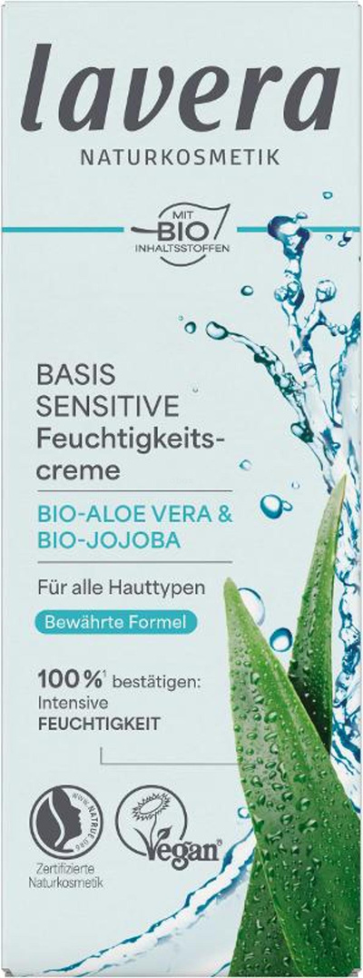 Produktfoto zu Lavera basis sensitiv Feuchtigkeitscreme 50ml