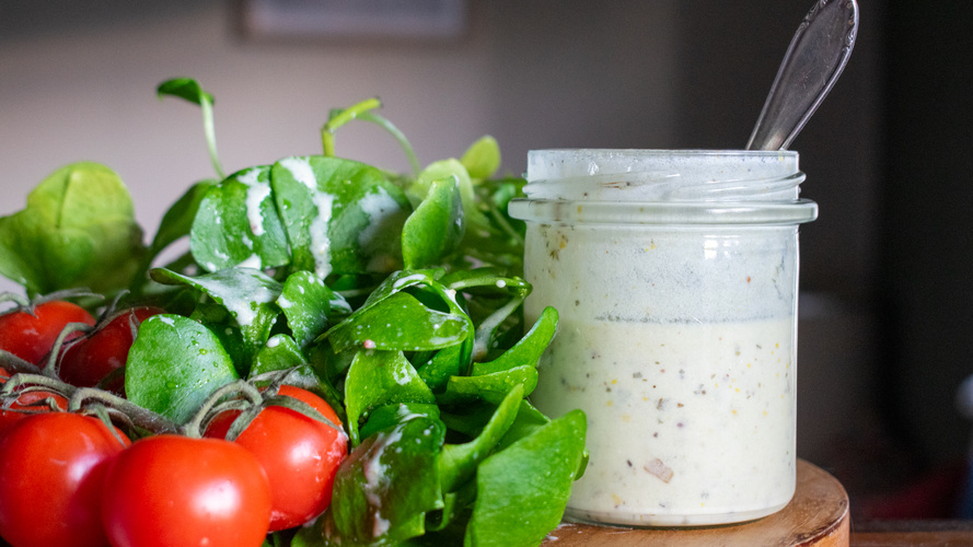 Rezeptbild für Haltbares Dressing für Blattsalate