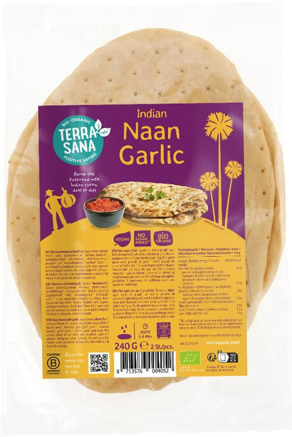 Produktfoto zu Naan Brot Knoblauch Kalonji 240g