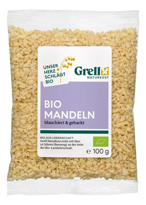Produktfoto zu Mandeln blanchiert & gehackt 100g