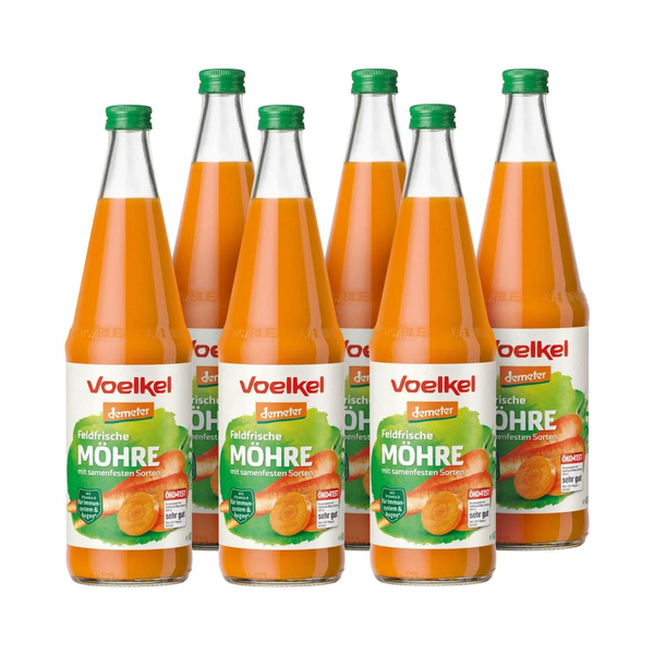 Produktfoto zu Kiste Möhrensaft (6x 0,7l)
