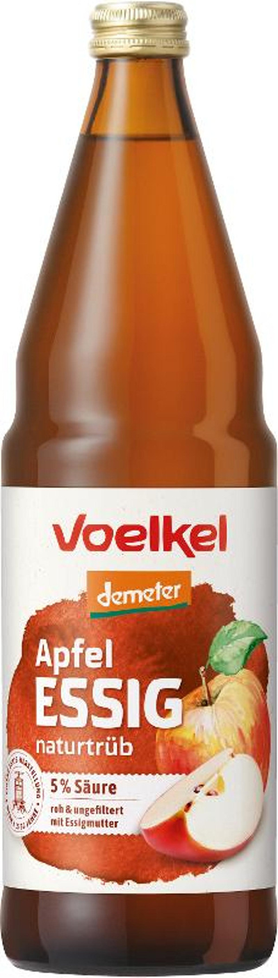 Produktfoto zu Apfelessig naturtrüb 0,75L