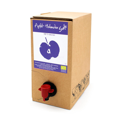 Produktfoto zu Apfel Holunder Saft (3l)