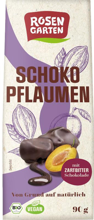 Produktfoto zu Schokopflaumen in Zartbitterschokolade 90g