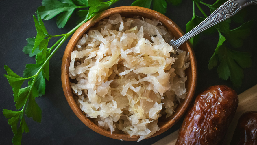 Rezeptbild für Selbstgemachtes Sauerkraut
