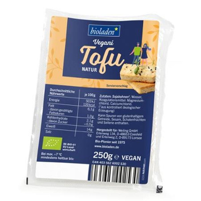 Produktfoto zu b* Vegani Tofu natur 250g