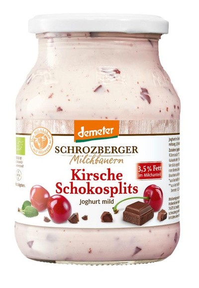 Produktfoto zu Kirsche Schokosplits Joghurt 500g