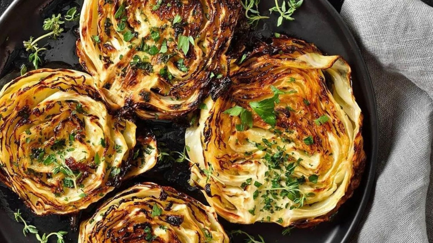 Rezeptbild für Weißkohlsteaks