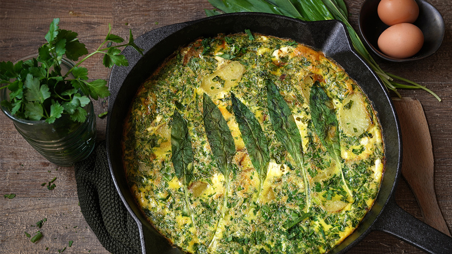 Rezeptbild für Bärlauch Frittata