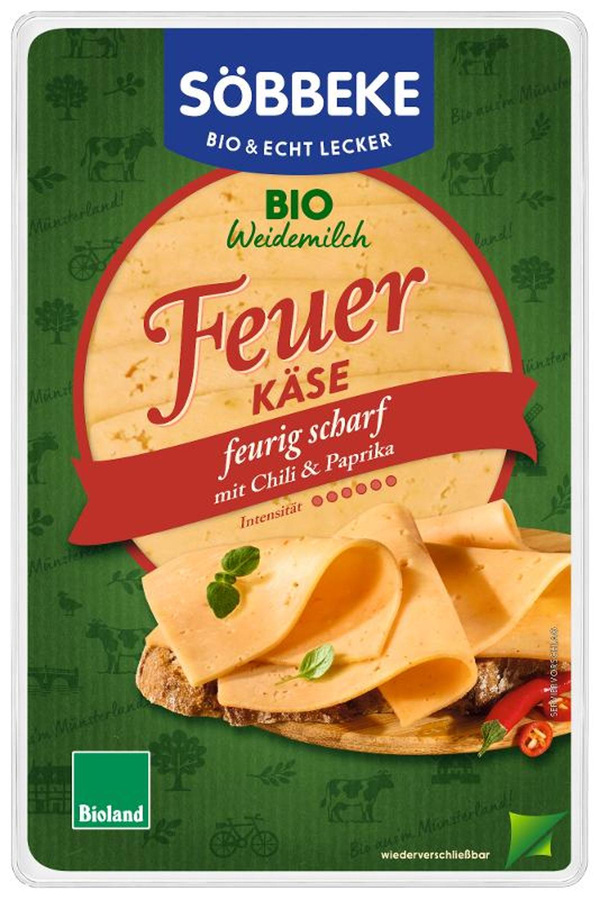 Produktfoto zu Feuerkäse Scheiben 125g