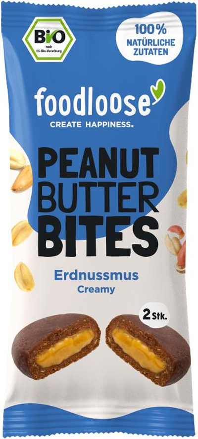 Produktfoto zu Peanut Butter Bites Erdnussmus (2 Stück) 40g