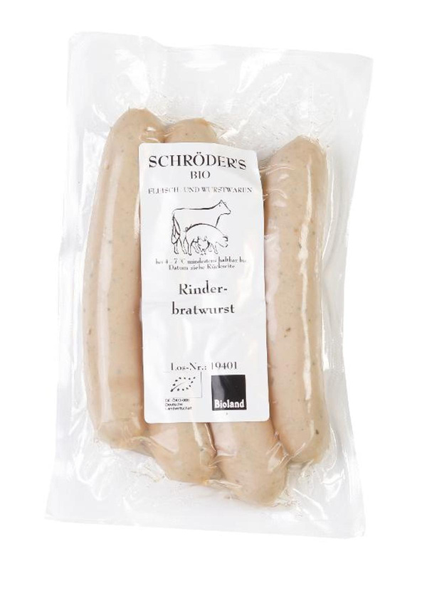Produktfoto zu Rinder-Bratwurst ca. 200g