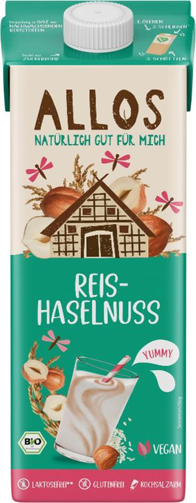 Produktfoto zu Reis Haselnuss Drink 1L