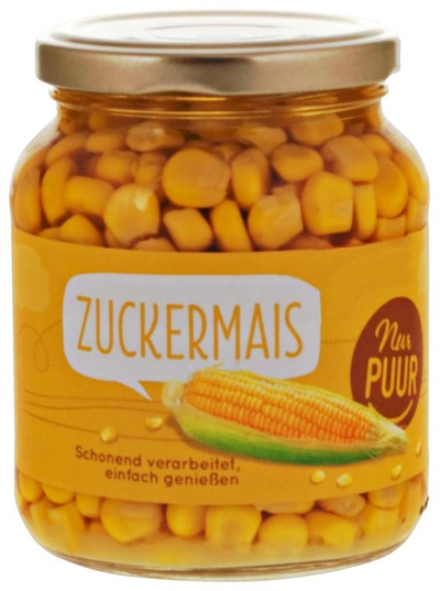 Produktfoto zu Spende: Zuckermais im Glas