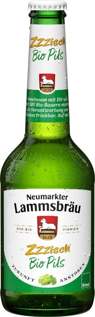 Produktfoto zu Lammsbräu Pils Zzzisch 4er Pack (4x 0,33l)